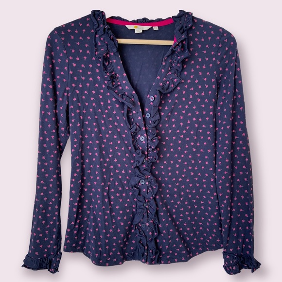 Boden Long sleeve Women's Top Size
6R / Boden Top / Cotton and Modal /
Soft Top. - Picture 14 of 16